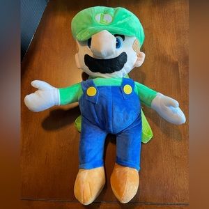 Backpack. Kids Plush Luigi. NWT